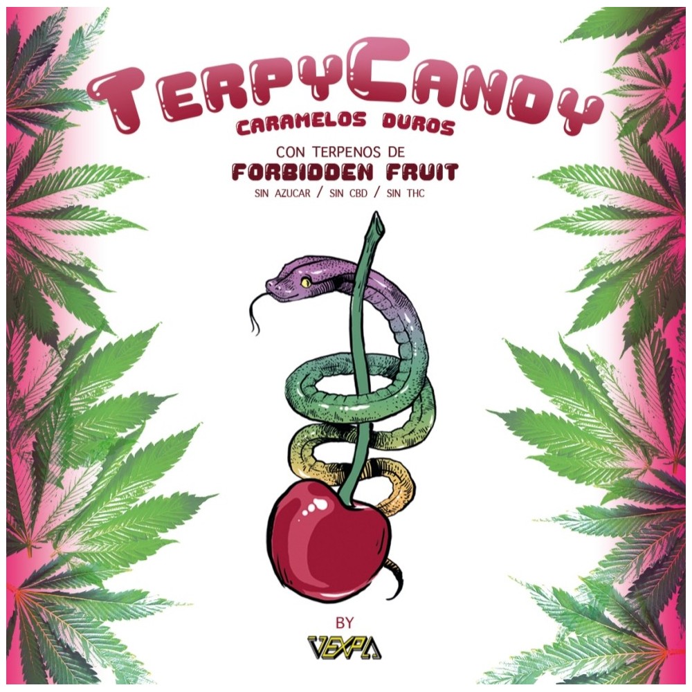 Caramelos con terpenos